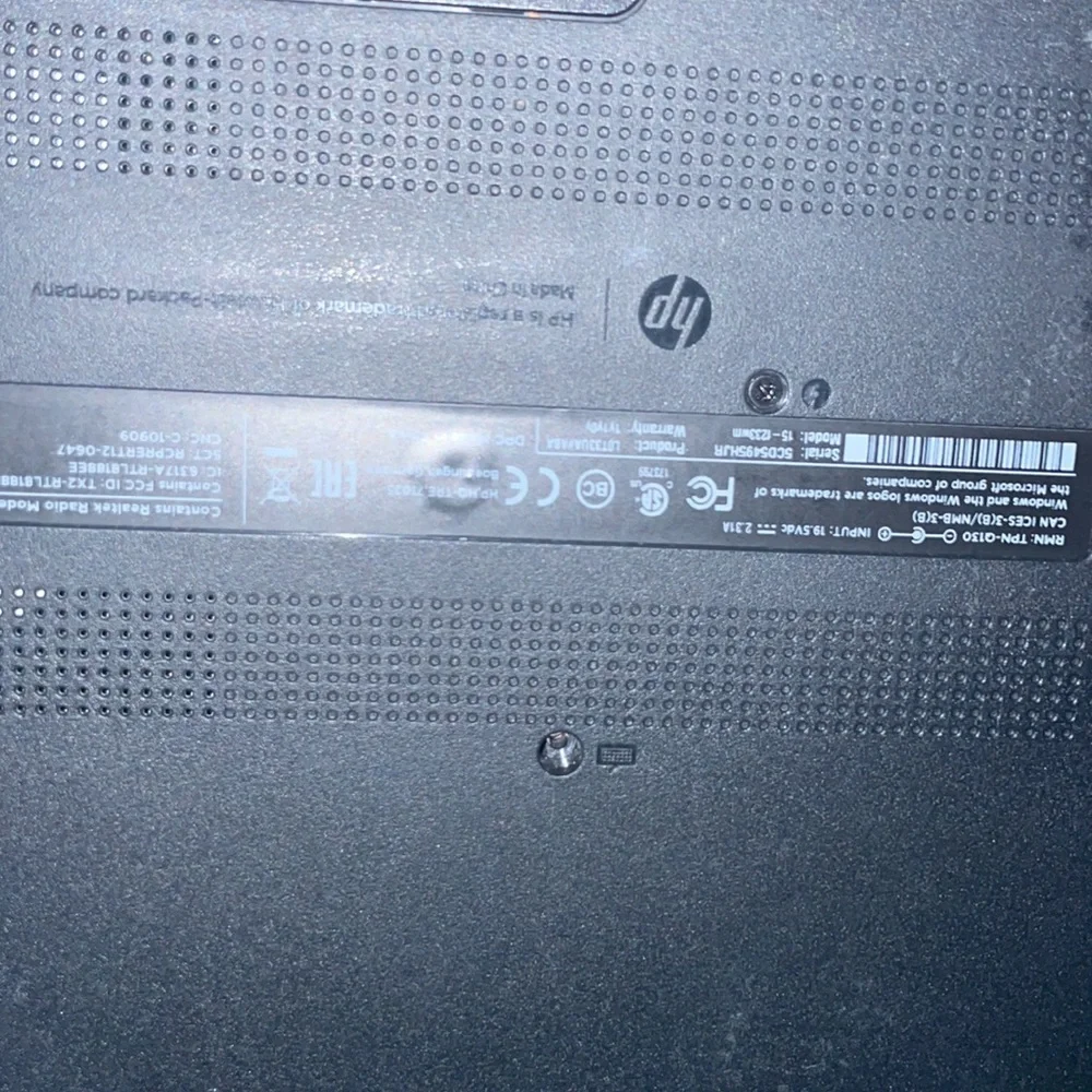 HP 15-1233WM, 4 GB RAM, 500GB HDD - Electronics | Color: Black.